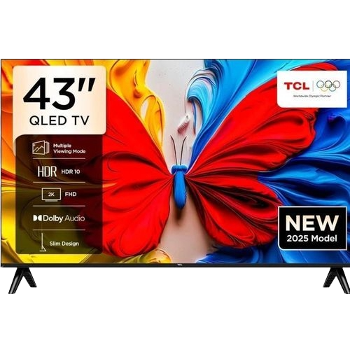 TCL 43 Inch Smart Tv QLED, HDR 10 Google TV 43S5K