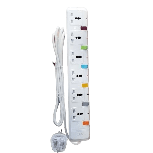 G & T 6 Way Extension 3 meter
