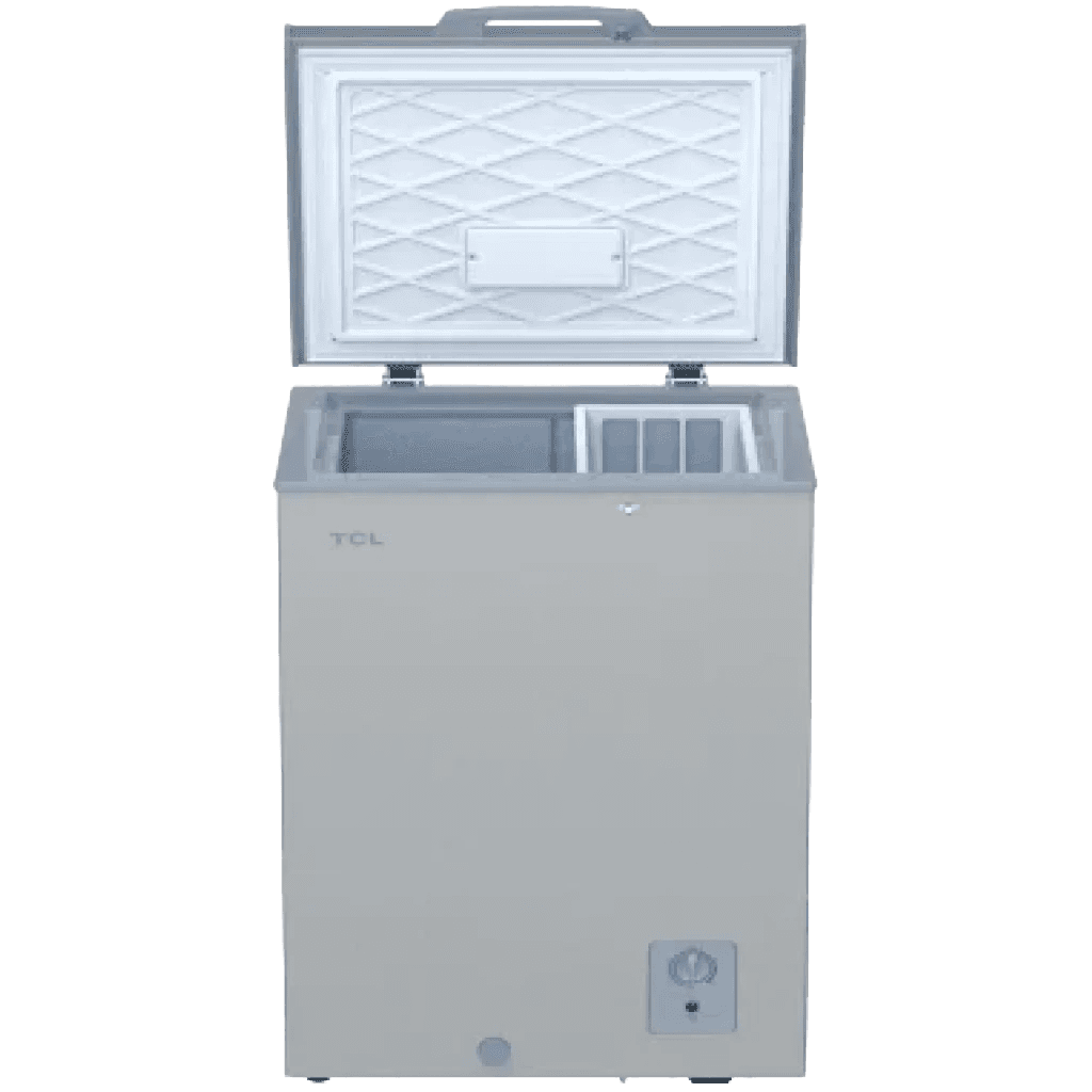 TCL 130 Liter Chest Freezer, Silver, F130CF