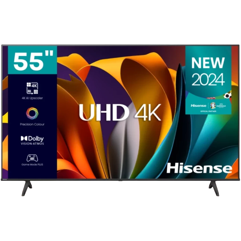 Hisense 55 Inch 4K Ultra HD VIDAA Smart TV 55A6Q