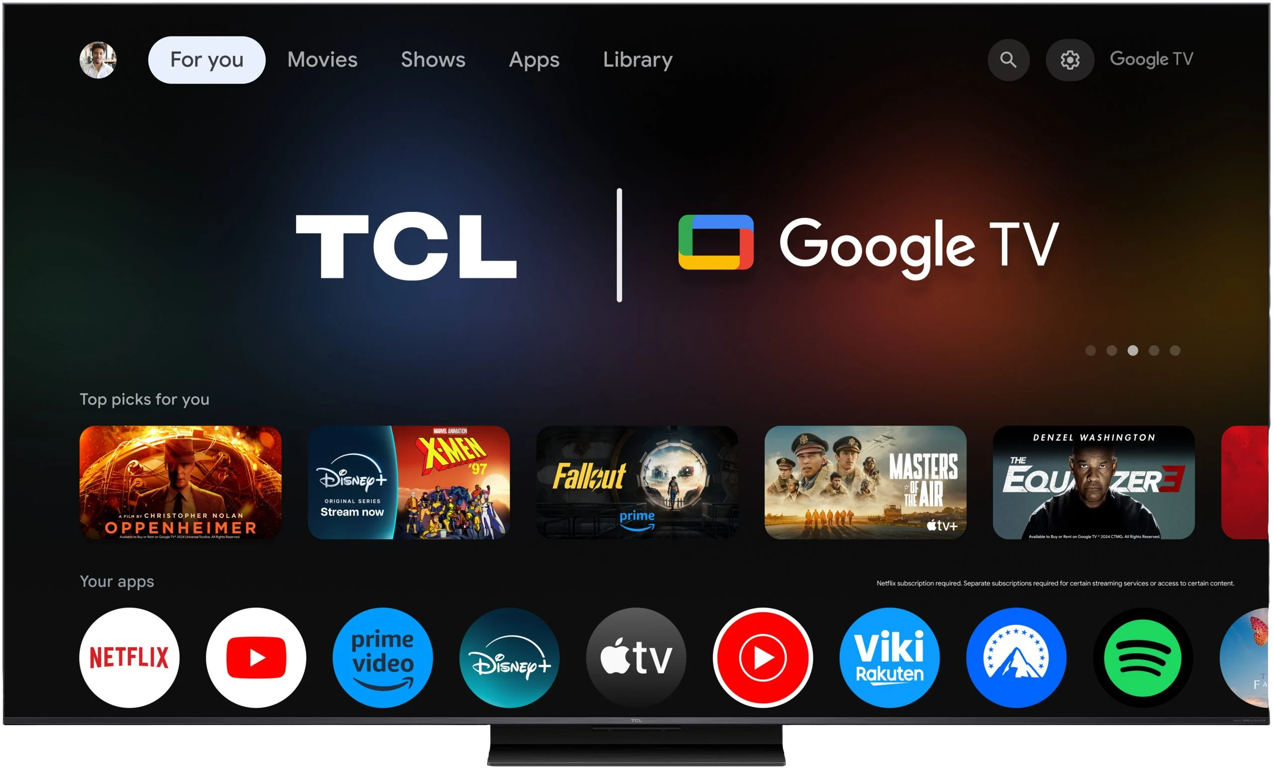 TCL 75 Inch SQD-MiniLED QLED UHD 4K Smart Google TV, 75C7L