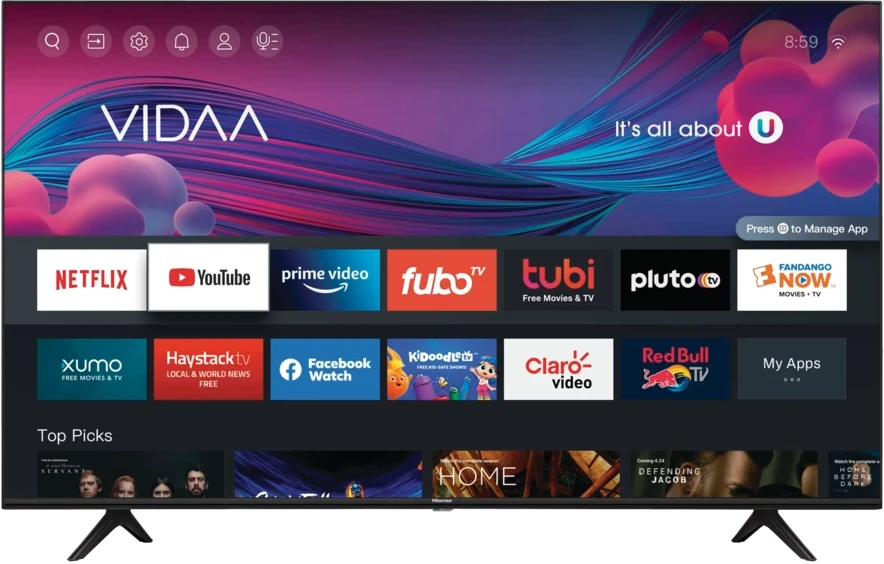 Hisense 58A6NS 58 inch 4K UHD Smart TV