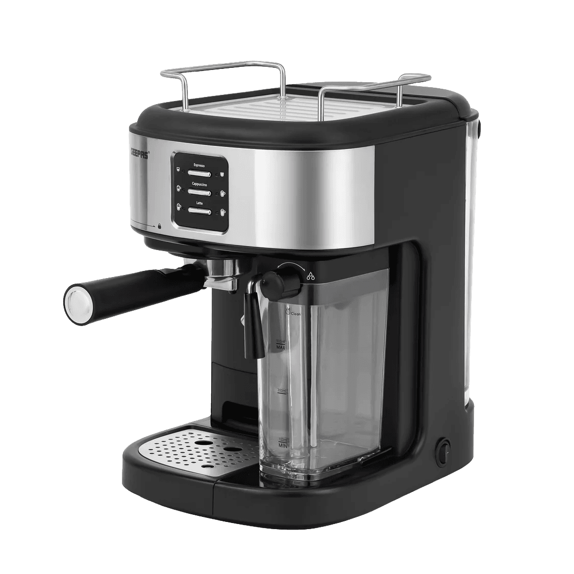 Geepas Espresso and Cappuccino Coffee Machine- GCM1215SA