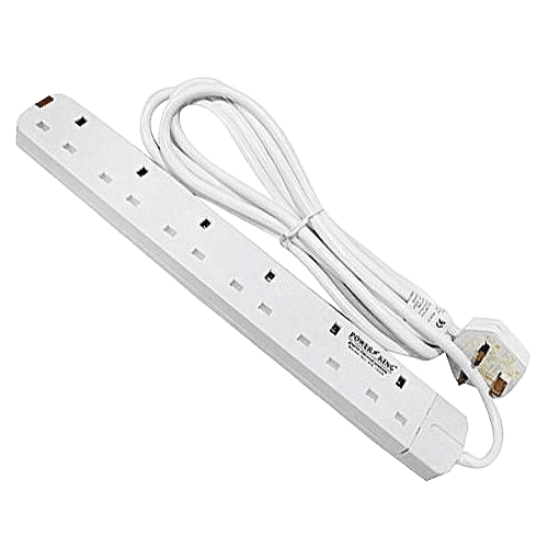 Power King 6 Way Extension Cable 3 Meters
