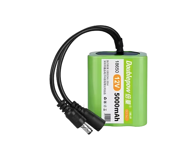12V 5000mAh Lithium Ion Rechargeable Battery Pack