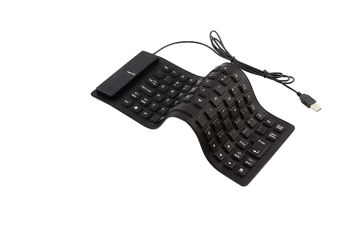 Foldable Silicone Keyboard, USB Wired, 85 Keys