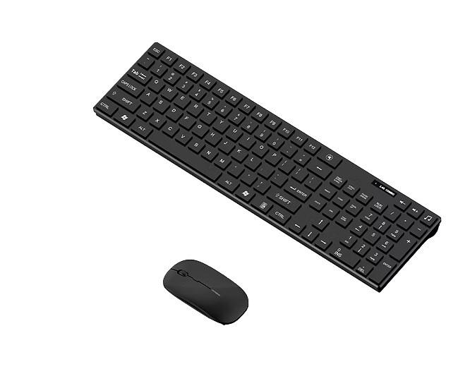 2.4G Wireless Keyboard and Mouse Combo Computer Ergonomic Keyboard with mouse